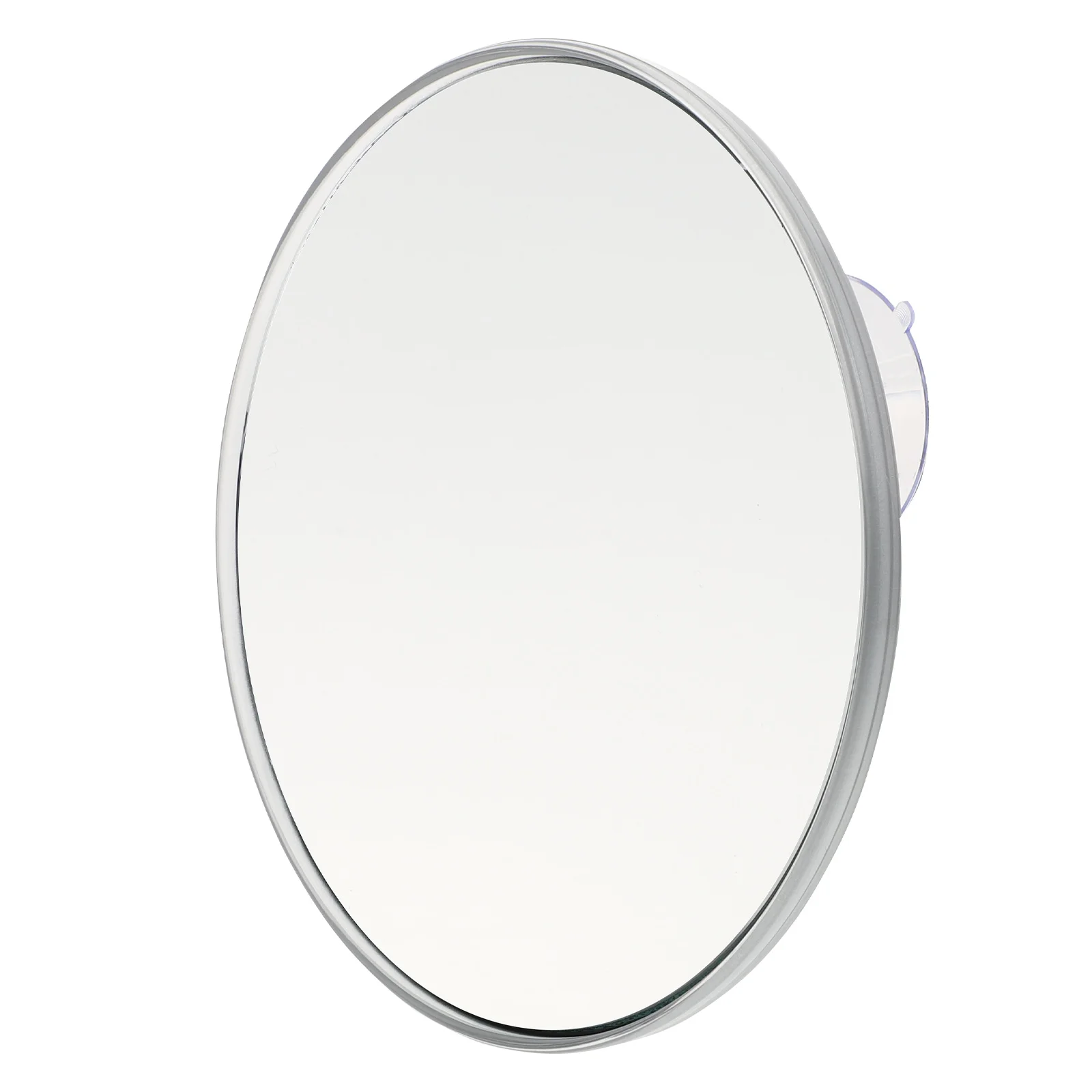 

Suction Cup Vanity Mirror Travel Bathroom Using Face Cosmetics with Silver Acrylic Simple Makeup Delicate
