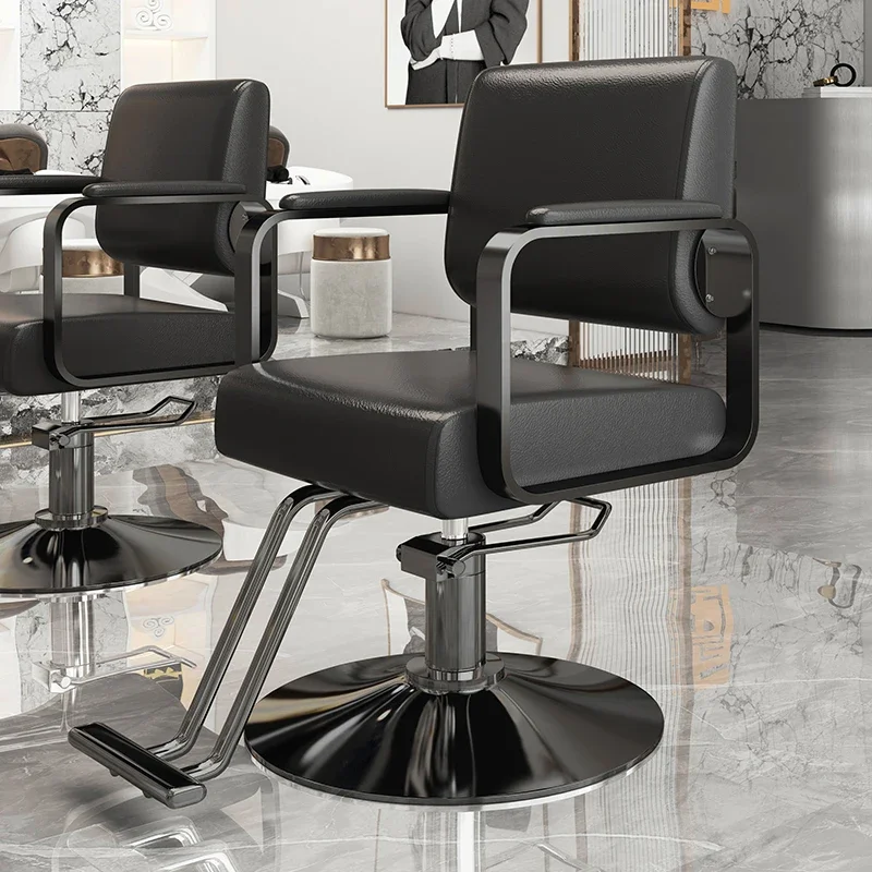 Internet celebrity barber shop hair salon  salon simple  cutting chair can be lifted down perm and dye salon chair