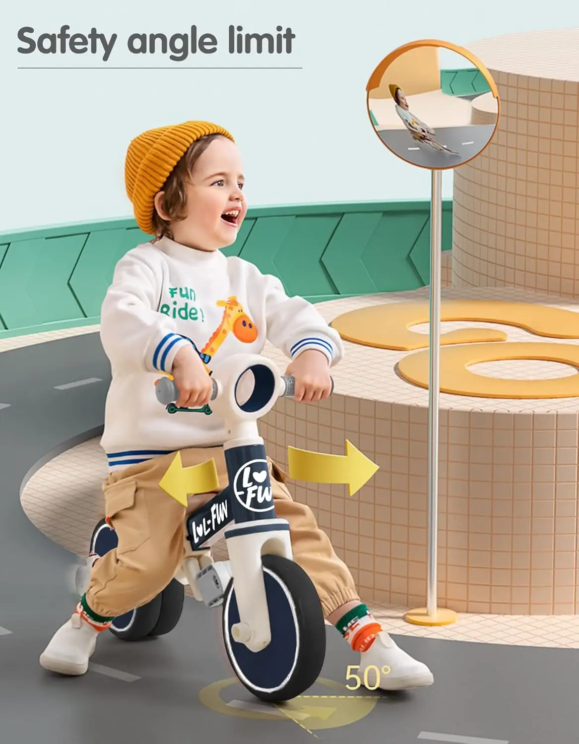 탈착식 페달이 달린 아기 밸런스 자전거 장난감, 유아용 선물, 삼륜차 1-3 세, 1 세, 2 세 남아 여아용, 4 in 1 트라이크