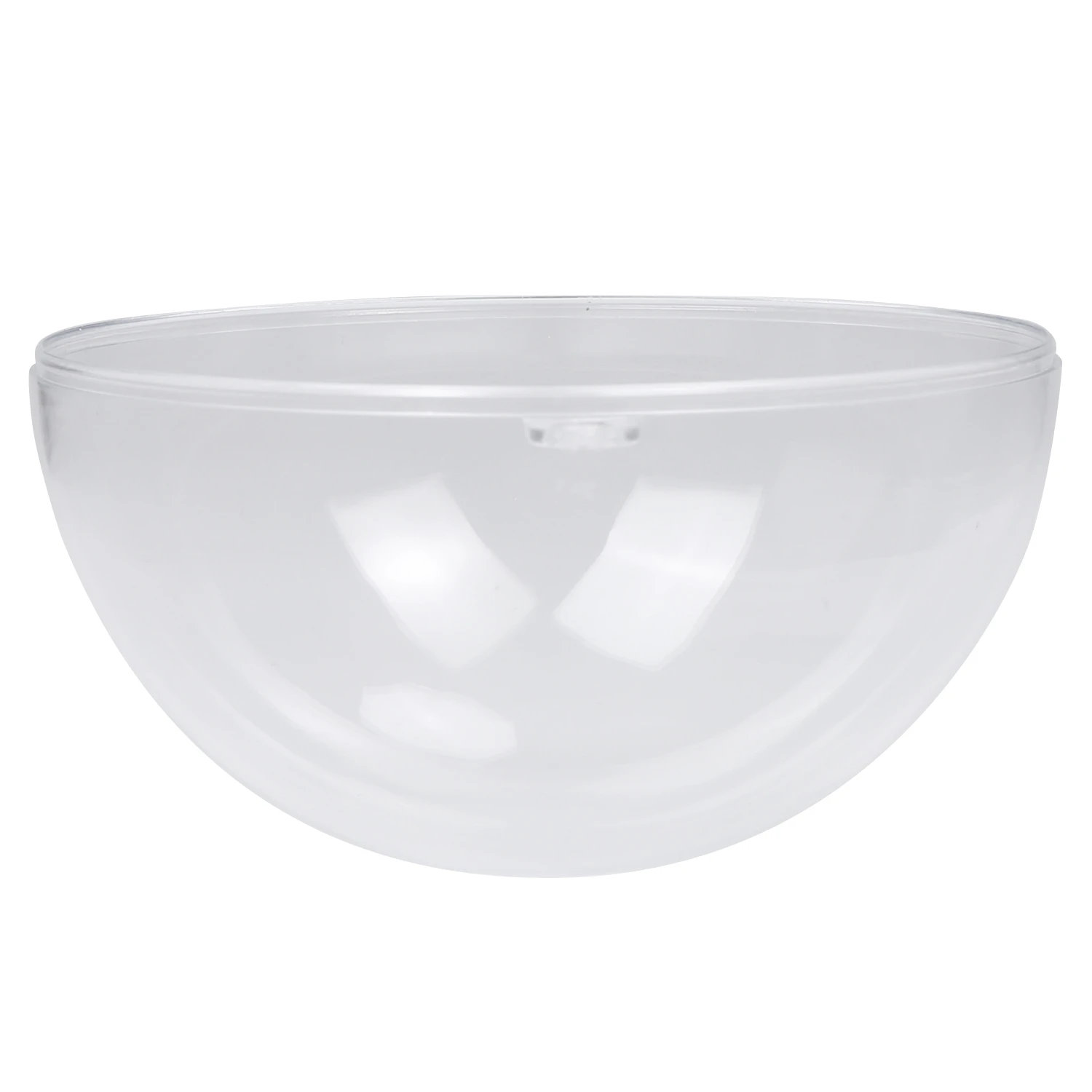 Adorno transparente de plástico para decoración de Navidad y boda, suministros para fiestas, 10Cm, 1 unidad