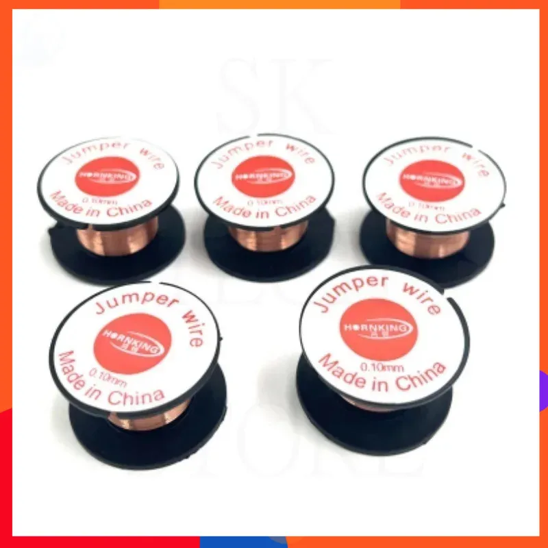 0.1mm Insulation Copper Soldering Wire Jumper Wire for Mobile Phone Computer Motherboard Fingerprint PCB Repair Welding Tool