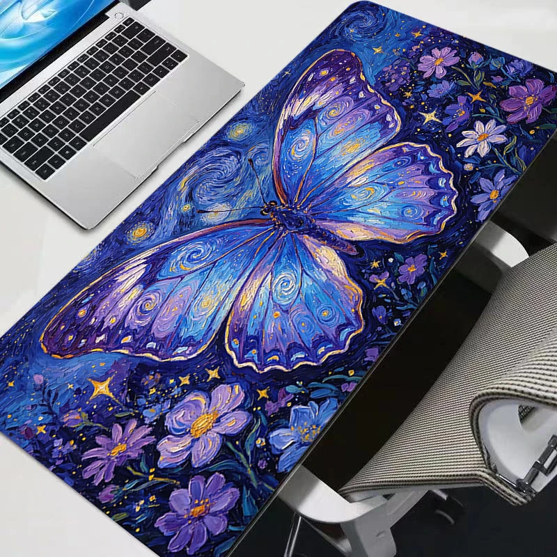 Mouse Pad Abstract Oil Painting XL Lockedge Large Gaming Accessories Computer Gamer Keyboard Mouse Mat Desk Mousepad For Csgo
