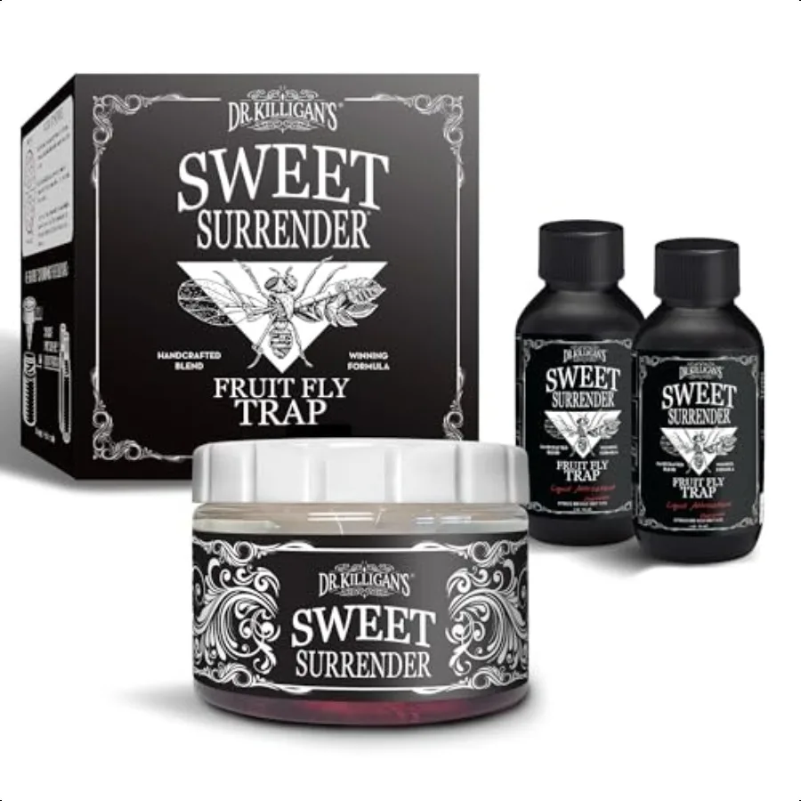 

Ловушка для фруктовых мух для внутреннего использования, слой на 80 дней, с 2 стержнями, многоразовая моющаяся конструкция, долговечная работа, простая установка для кухни