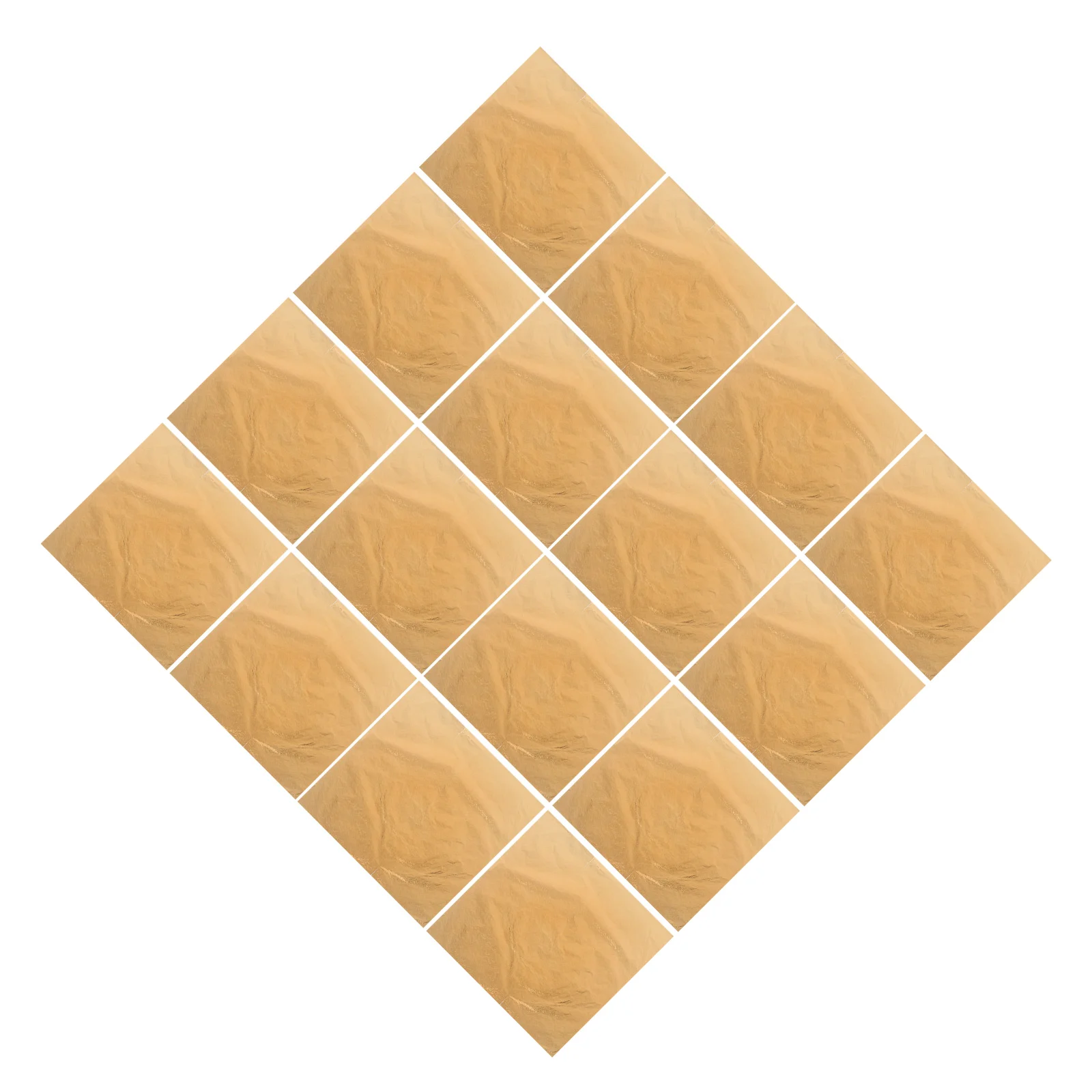 

100pcs Gilding Foil Imitation Gold 9X9Cm Craft Decoration Metal Foil For Art Crafts Furniture Frame