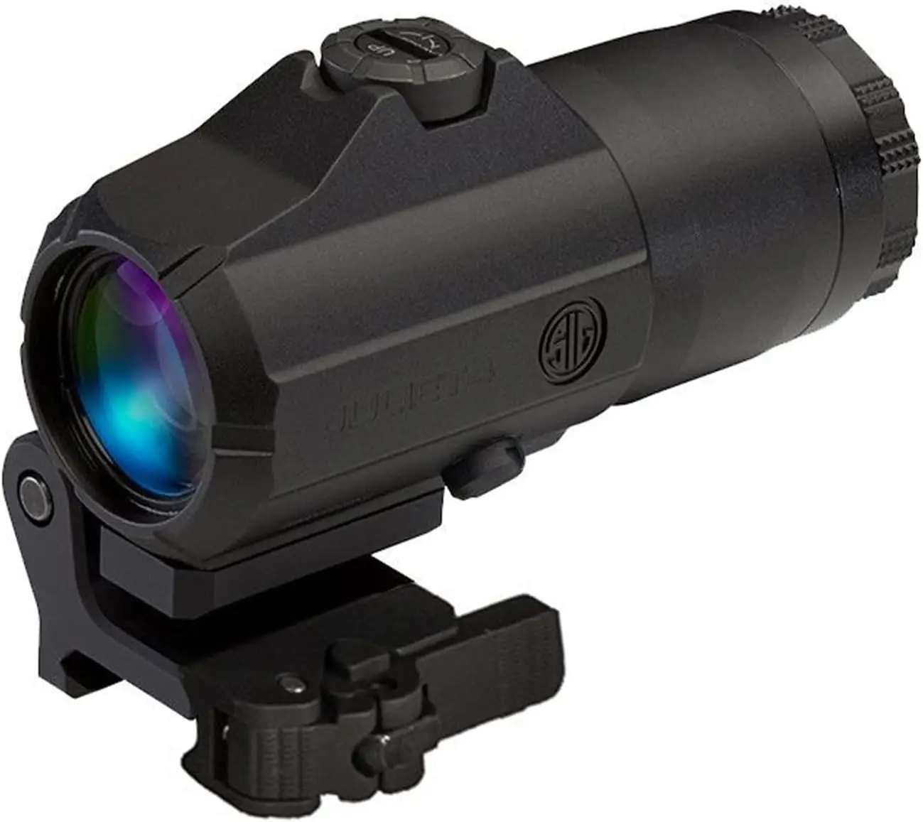 JULIET4 4X Magnifier Durable Compact Waterproof Adjustable Quick Release M1913 Picatinny Red Dot Sight