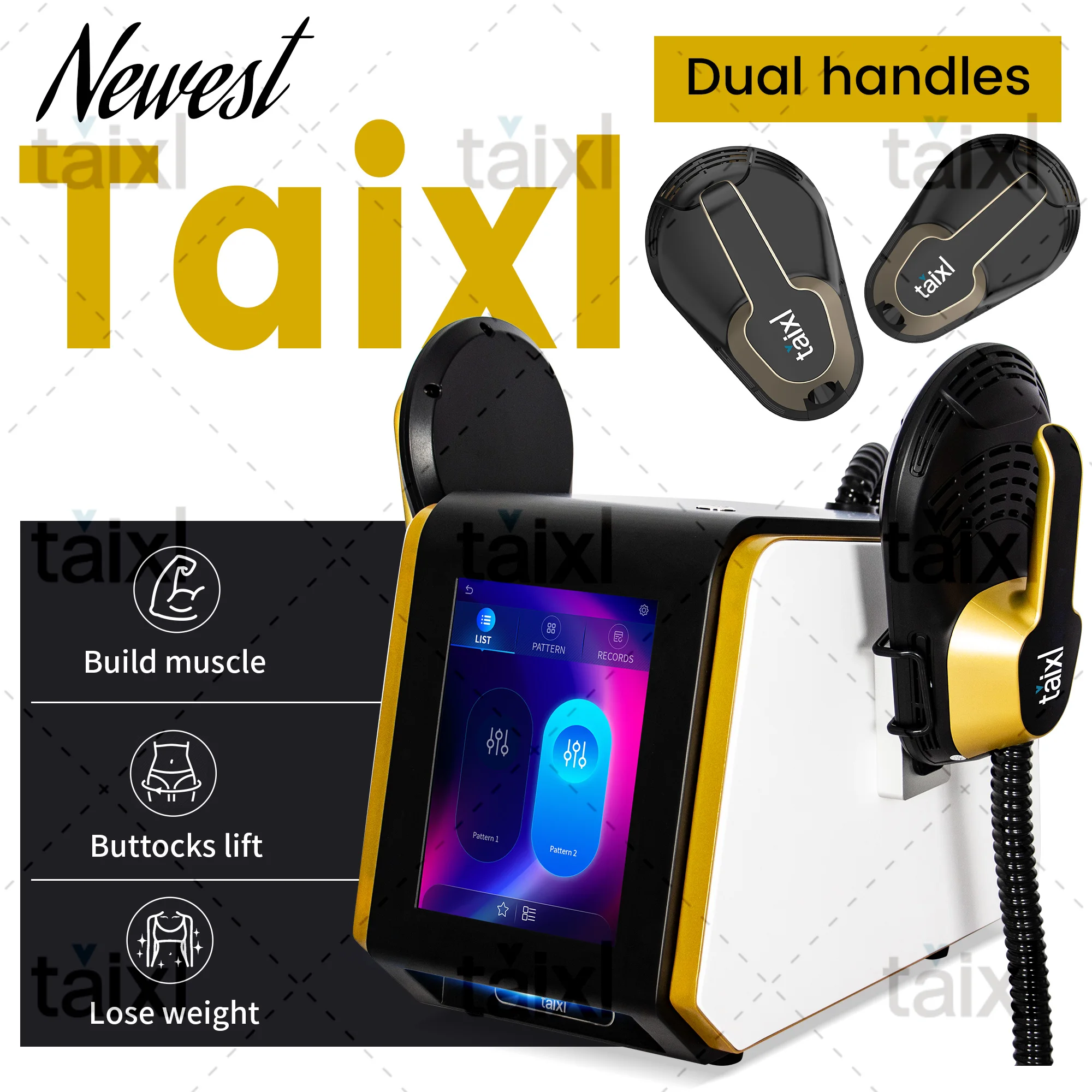 

EMS Latest Product TAIXL Personal Portable Electromagnetic Body Slimming Muscle Stimulate Fat Removal Build Sculpting Machine