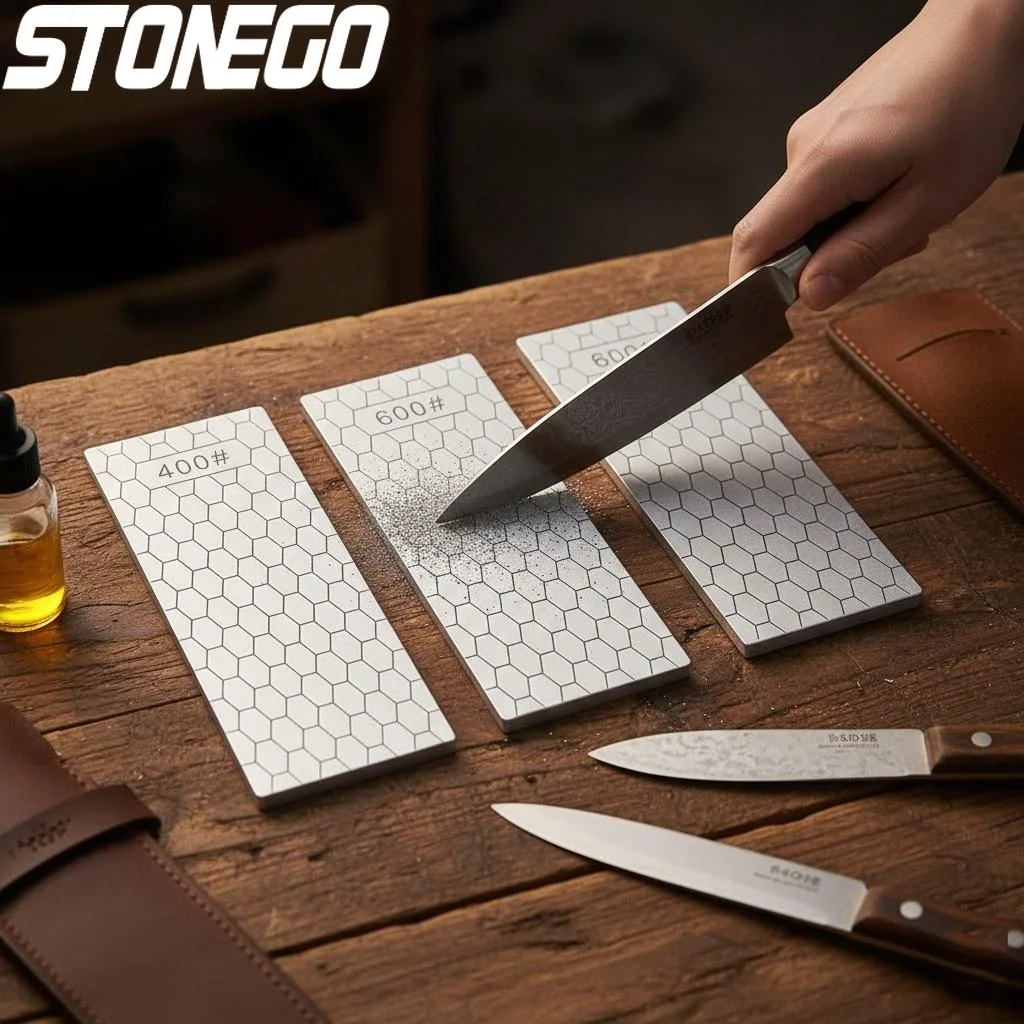 

Diamond Knife Grinding Stone 400 600 1000 Ultra-thin Honeycomb Surface Sharpener Tool Best for Professional Use