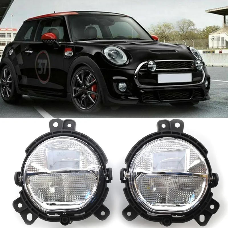 For BMW Mini F60 63177409121 63177409122 Left Right Car Front Bumper Fog Lamp LED Fog lights Replacement Auto Accessories
