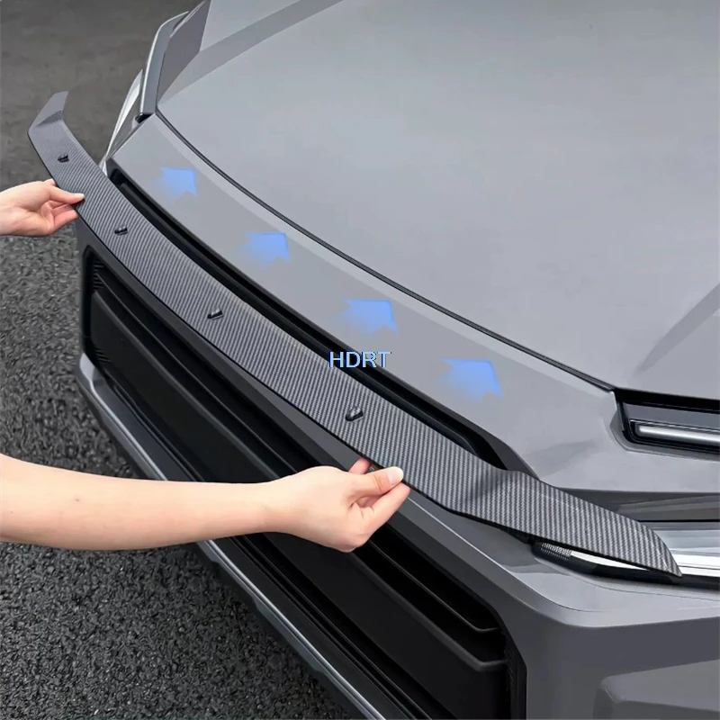 For Toyota RAV4 Wildlander XA60 2026 + Car Style Front Racing Grills Engine Bonnet Hood Cover Trim Accessories Exterior Sticker