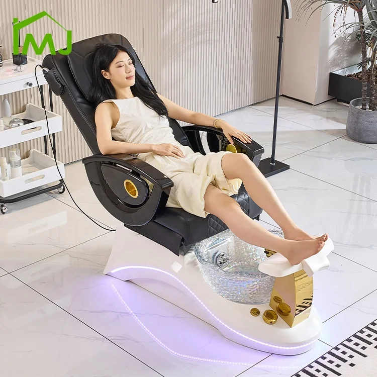 

Modern Electric Reclining Salon Foot Care Manicure Chair Throne Pedicure Chair