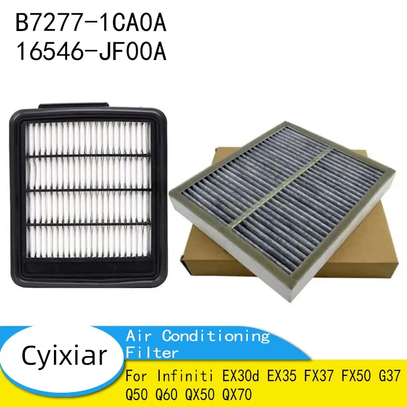 Filtro de aire acondicionado B7277-1CA0A para Infiniti, filtro de aire para aire acondicionado, B7277-1CA1A, B72771CA0A, EX30d, EX35, FX37, FX50, G37, Q50, Q60, QX50, QX70