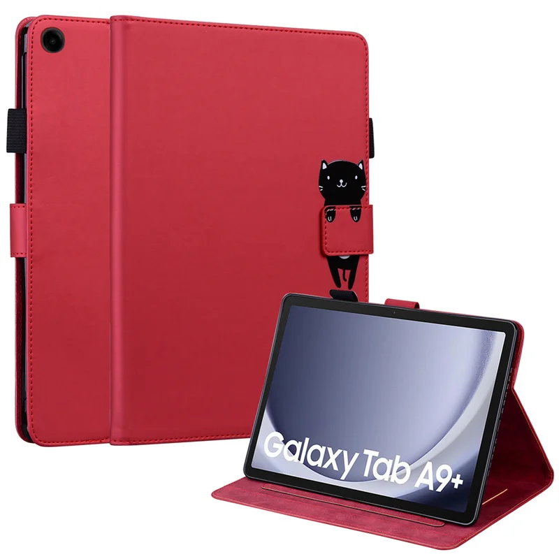 Imagem -03 - Livro de Couro Estilo Fold Suporte para Samsung Galaxy Tab E-book Tablet pc Capa Case a9 8.7 X110 X115 a9 Plus 11