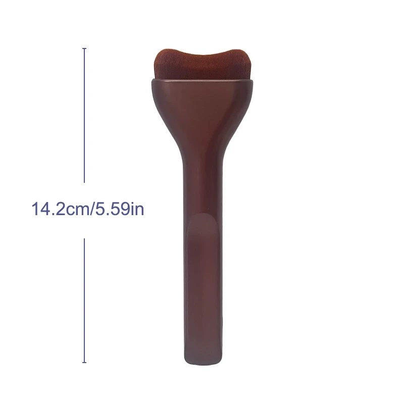 Juego de brochas de maquillaje para base, cepillo para máscara superior ultrafino para crema líquida, cosméticos, herramienta de belleza, regalo Premium, 1 Uds.