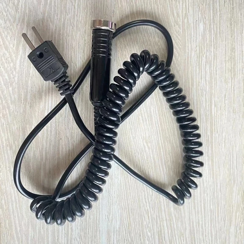 High quality Magnetic Surface Thermocouple Black K-Type Spring Telephone Line Sensor Easy to Carry Temperature Rod