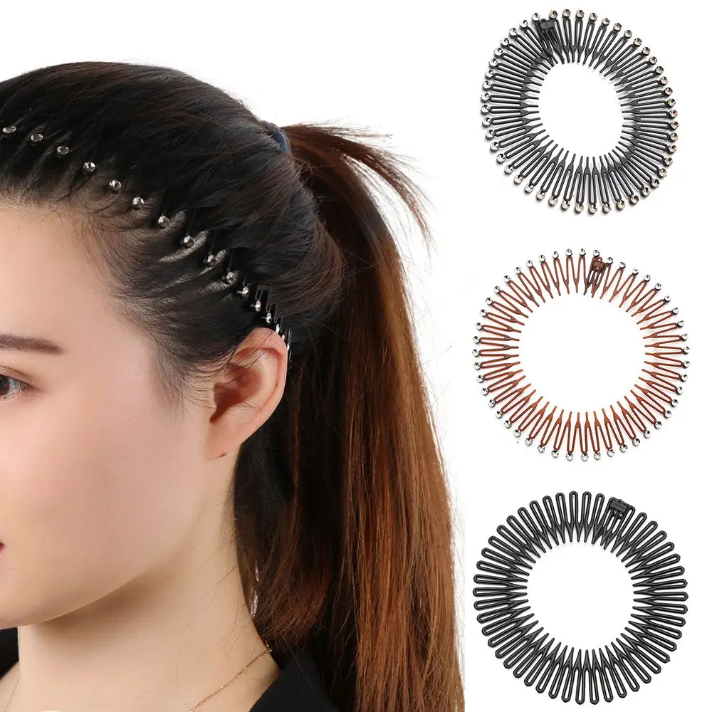 Foldable Hair Clip Travel For Makeup Bath For Swimming Hair Accessories Elastic Hair Band