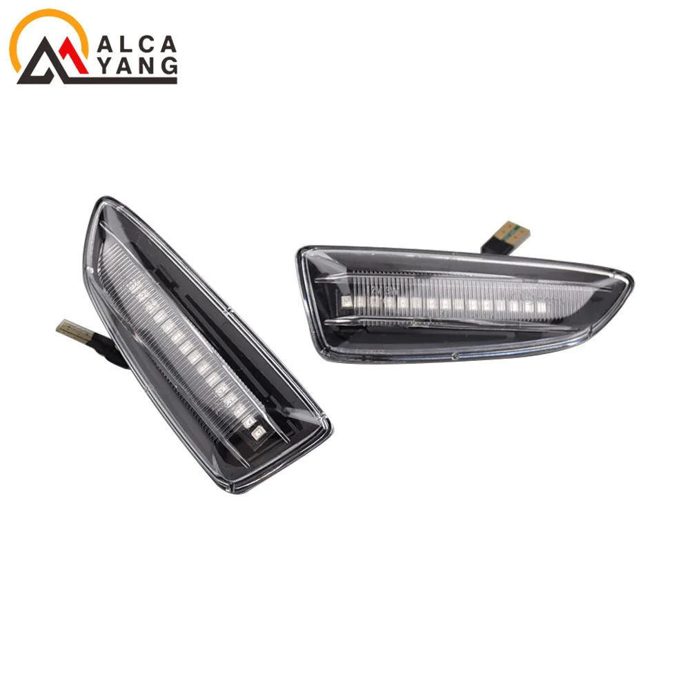 2 Stück LED Dynamische Seitenmarkierungsleuchte Blinklicht Sequentieller Blinker für Opel Astra J Astra J K Zafira C Insignia B Grandland X – Detail 17
