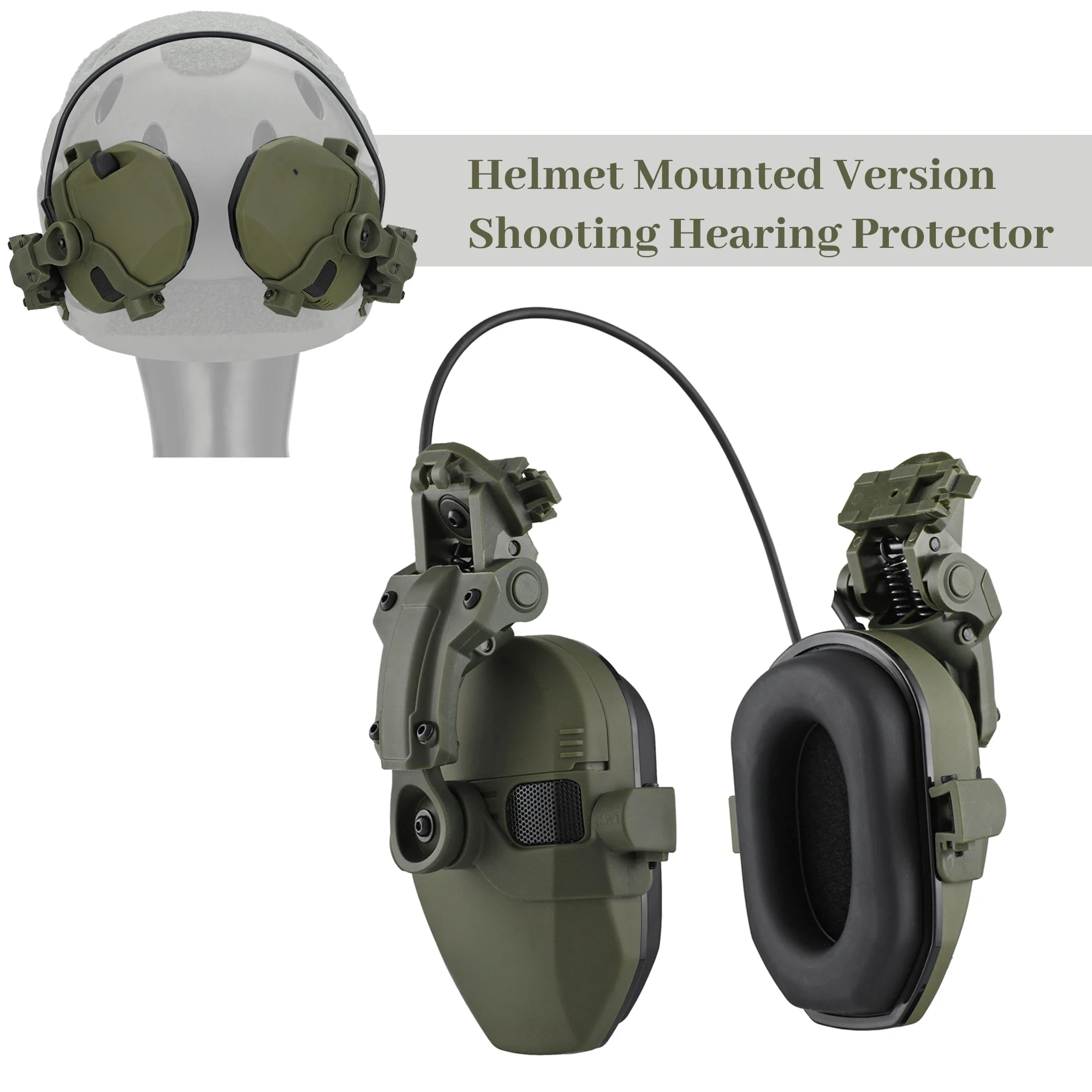 

Newest Shooting Noise Reduction Headsets Walker Outdoor Hunting Helmet Earmuff Airsoft Paintball Headset CS Wargame Headphone