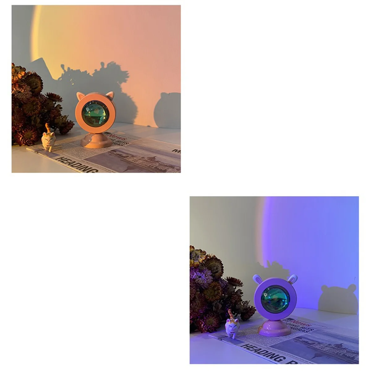 ONCE Cartoon Sunset Lamp Rainbow Light Mini Fill Light USB Night Light Gift