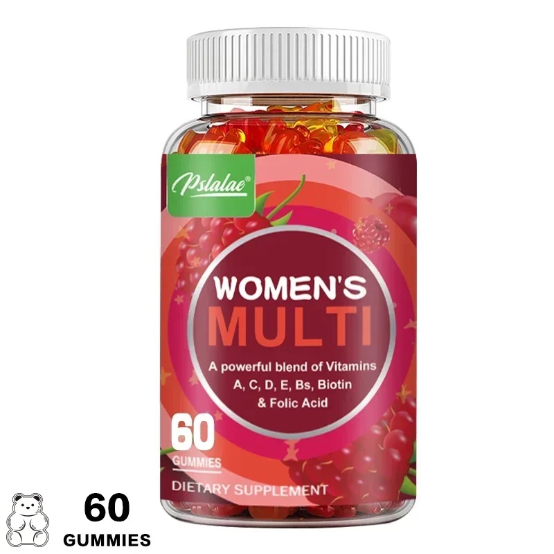 Women's Multivitamin Gummies - Contains Vitamins A, C, D, E, B, Biotin and Folic Acid