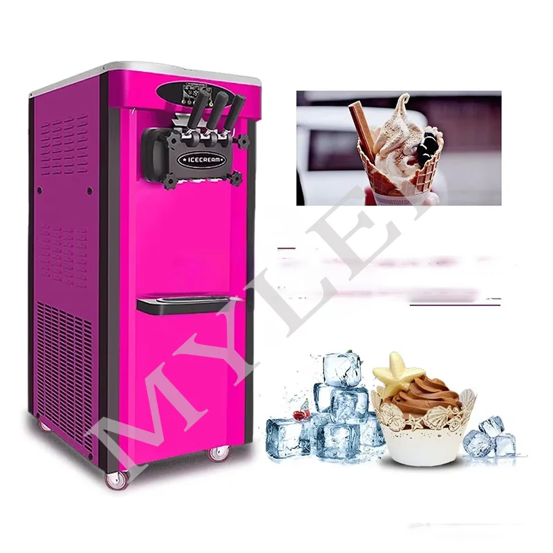 Food Grade Commercial 3 Flavors 2+1 Mixed Soft Serve Ice Cream Machine Hot Sale Frozen Yogurt Ice Cream Maker
