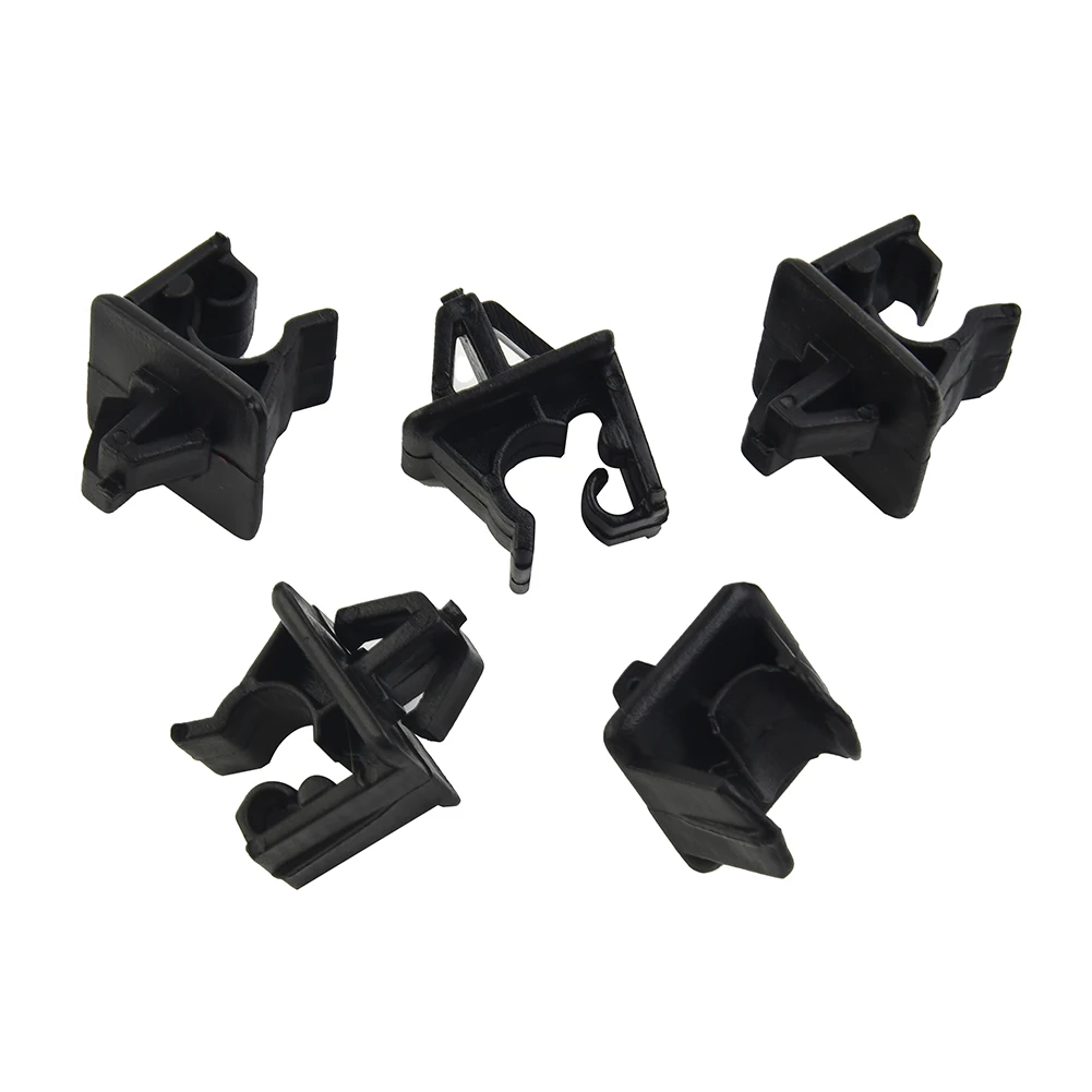 Black Plastic Hood Bonnet Rod Support Prop Stay Clip Clamp (5pcs) for KIA Sportage Ceed Carens Superior Quality