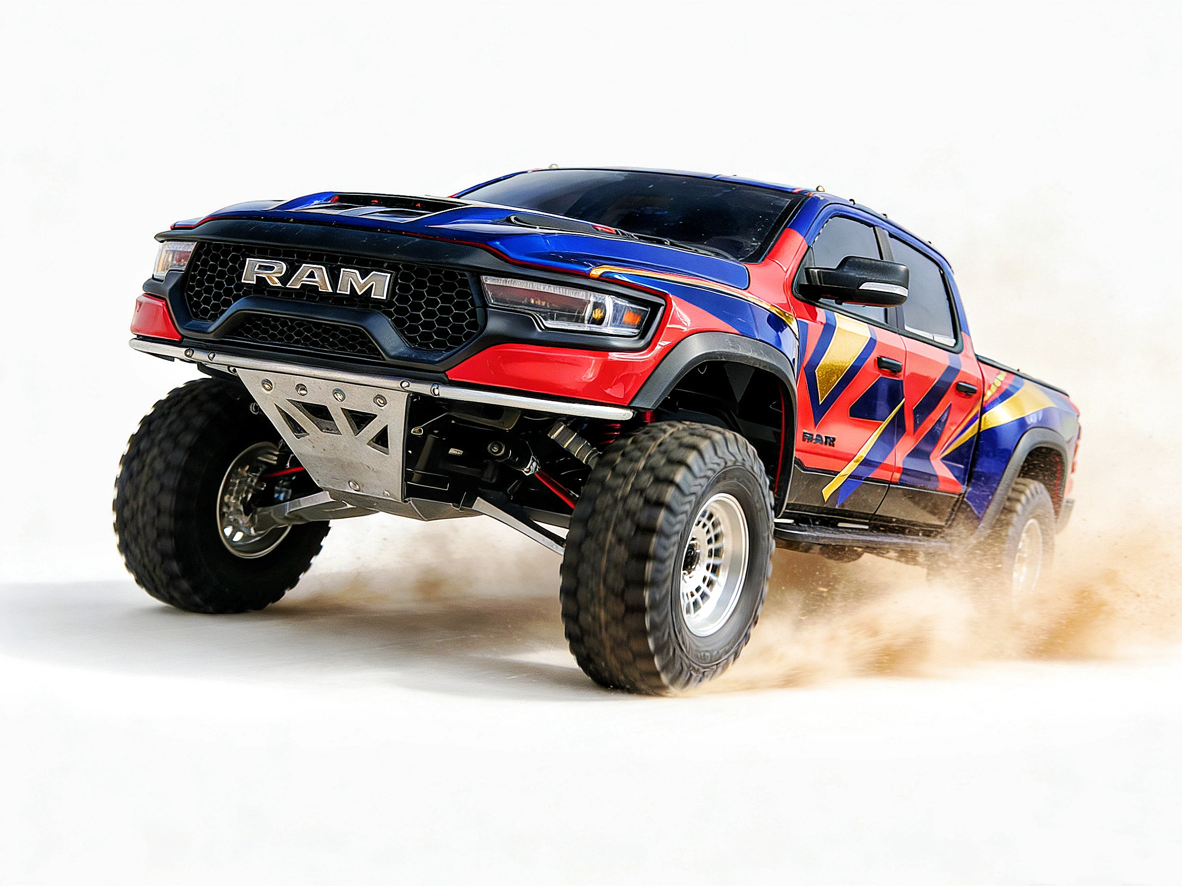 Nspeed Traction Hobby Primal RC RAM1500 front bumper sand slide 8 scale Crawler Upgrade bumper