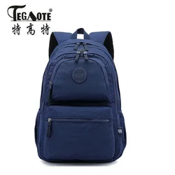 Versatile Student Bag New Backpack Fashion Waterproof Nylon Travel Bags Students High Capacity Leisure Light Outdoor Backpacks