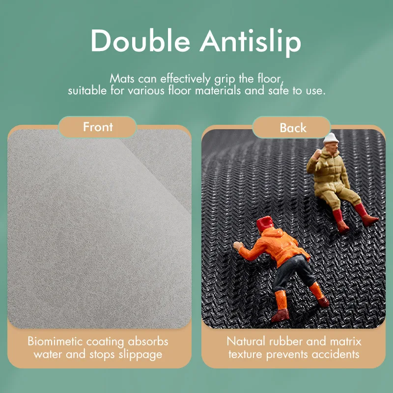 Xiaomi-Retângulo Sólido Banheiro Banho Mat, Diatomita Absorvente Tapete, Antiderrapante, Secagem Rápida, Chuveiro, Banheira, Pé, Capacho