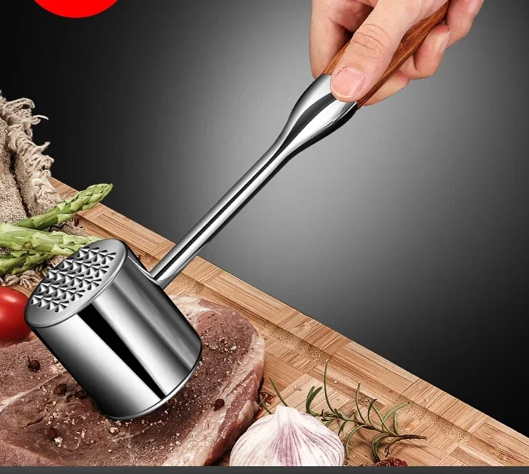 Hot Sales304 Stainless Steel Kitchen Solid Meat Hammer, Loosening Hammer, Poundinghammer, Pounding Meat