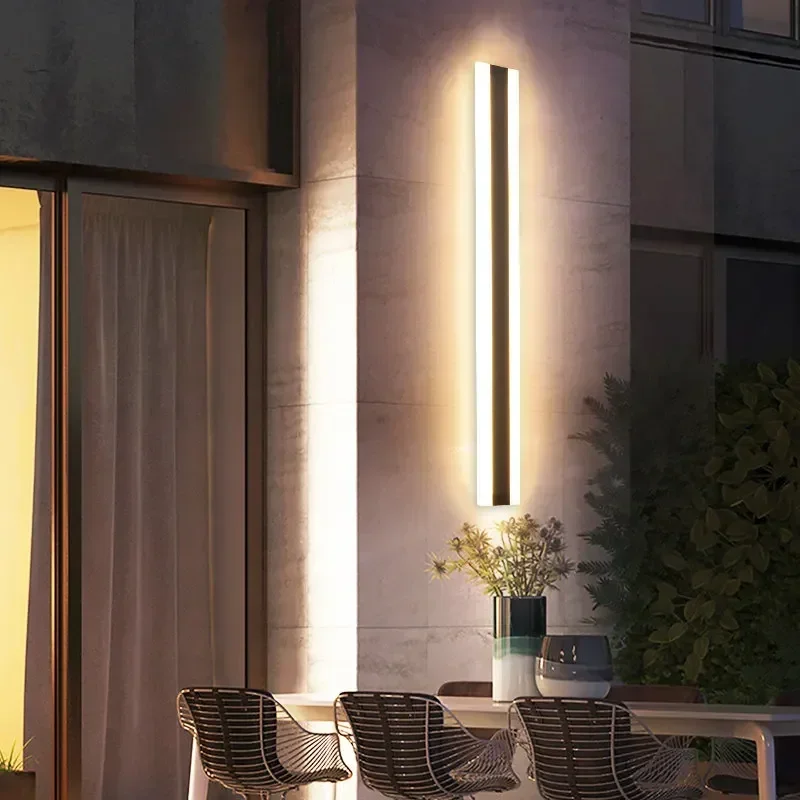 

Waterproof outdoor wall lamp LED Long wall lamp IP65 Aluminum Light Garden Villa porch Sconce Light 110V 220V Sconce Luminaire