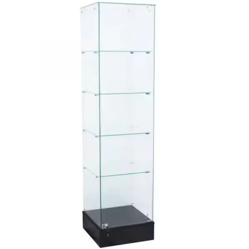 

Custom. FRAMELESS GLASS SHOWCASE TOWER