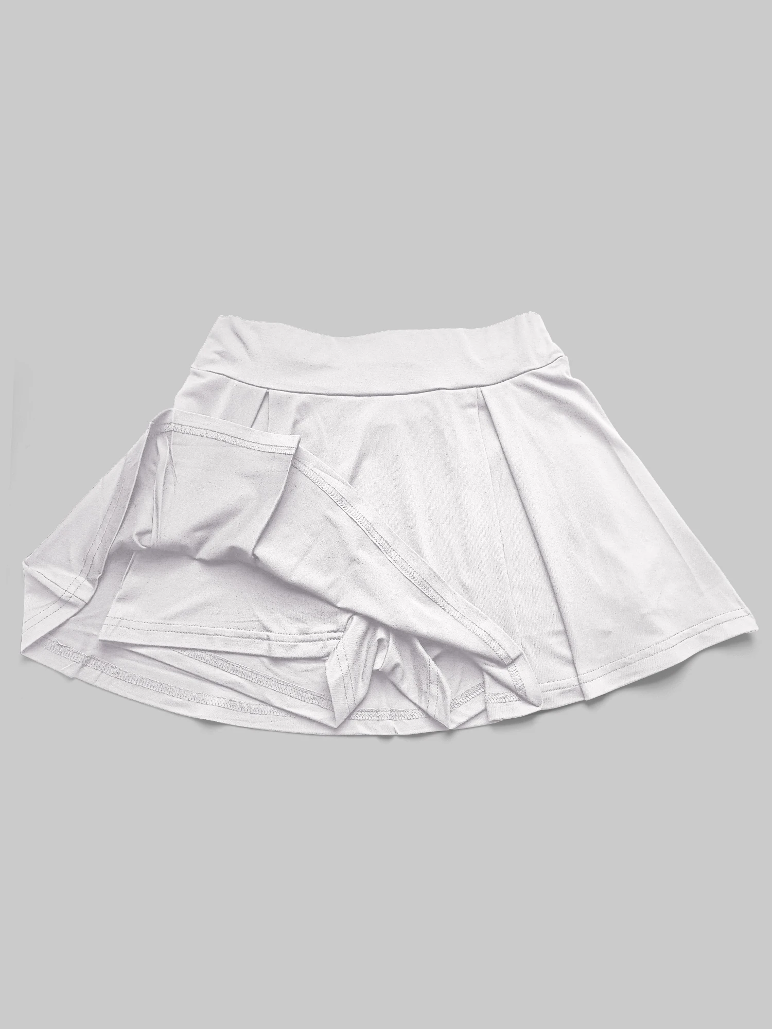 Damen-Plisseerock mit breitem Bund, Anti-Reibungs-Futter, Shorts-Rock, Tennis, Workout, Streetwear, Minirock – Detail 32