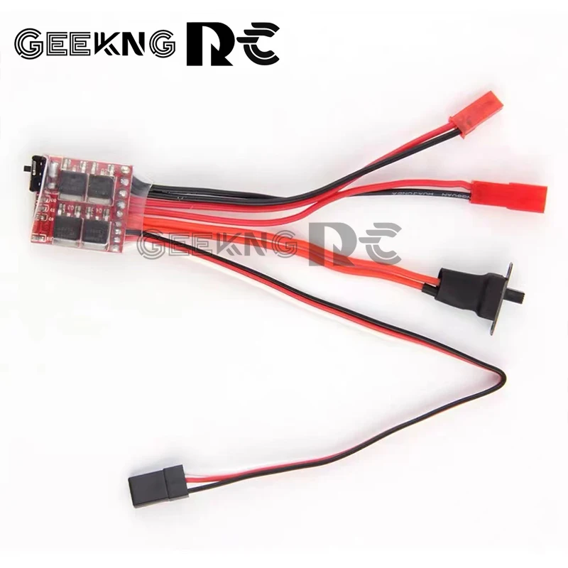 1PCS 30A 40A Brushed ESC Electronic Speed Controller 2KHz Brush Brake for WPL C24 C34 MN D90 MN99S MN86S RC Car Upgrade Parts