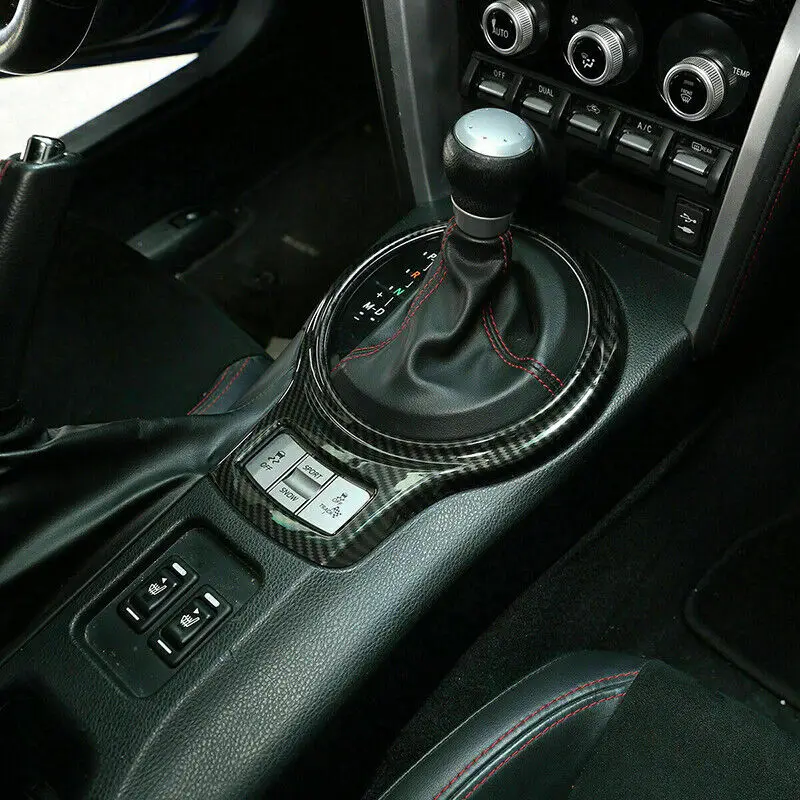 

Накладка на панель переключения передач из углеродного волокна из АБС-пластика, разработанная для Toyota GT86 FRS и BRZ 2012 2017, обновление модели