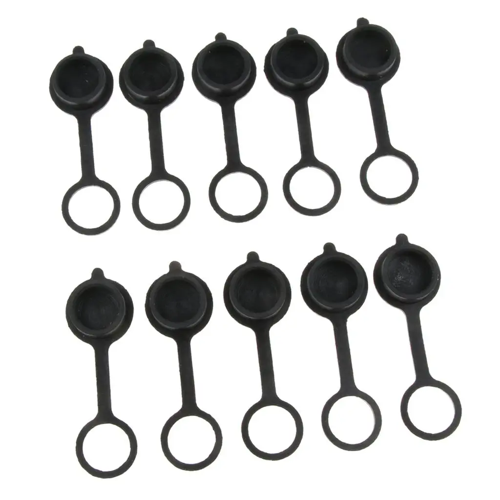 10pcs Electric Scooter Charging Port Covers Silicone Lid