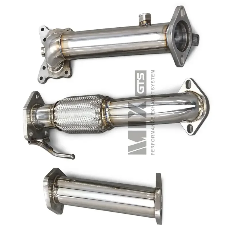 Stainless steel exhaust system, high flow and high performance original downpipe for 2009 Honda Sibo Rui 2.4