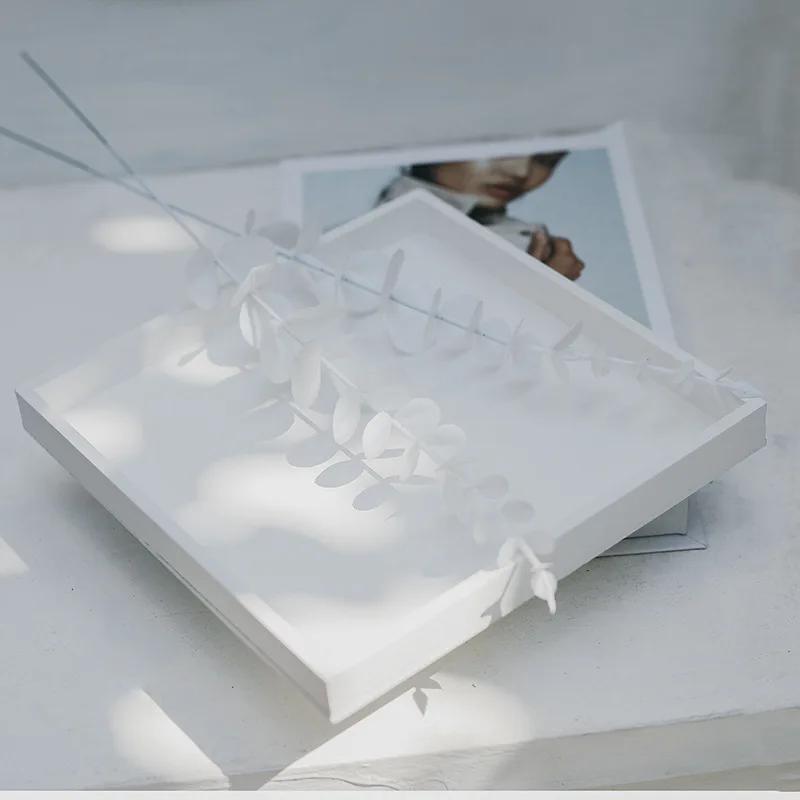 Ins simulazione eucalipto puntelli foto ornamenti ornamenti posa cibo fotografia tiro sfondo decorazione panno