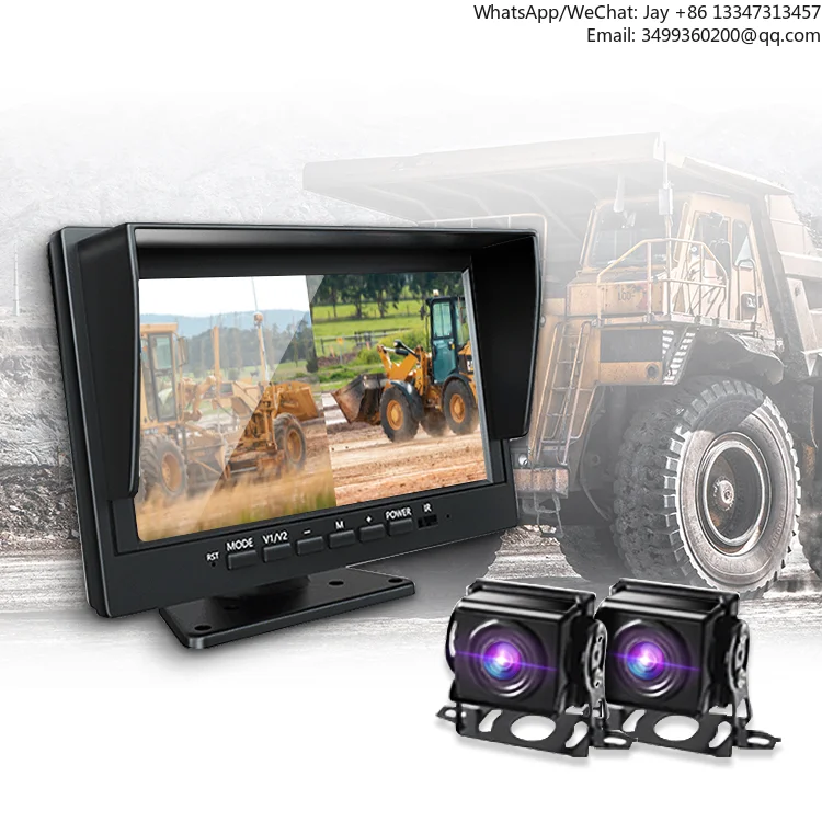 

Blind Spot ing System 24V 12V Rear View Screen Heavy Duty Truck Vehicle AHD TFT 1080P 7 Inch HD Car LCD