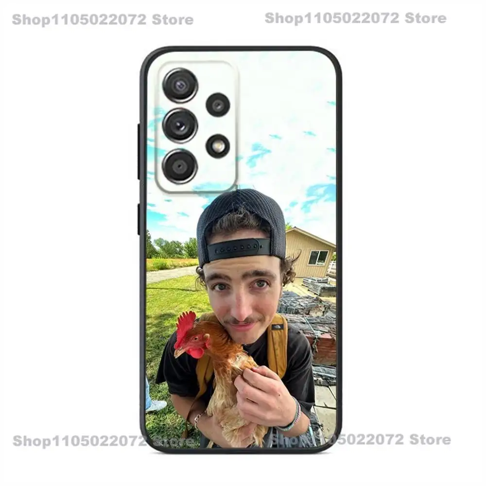 حافظة هاتف Benson Boone Singer لهاتف سامسونج S25,24,23,22,21,20,Ultra,10,10E,Plus Note20 حافظة سوداء #5