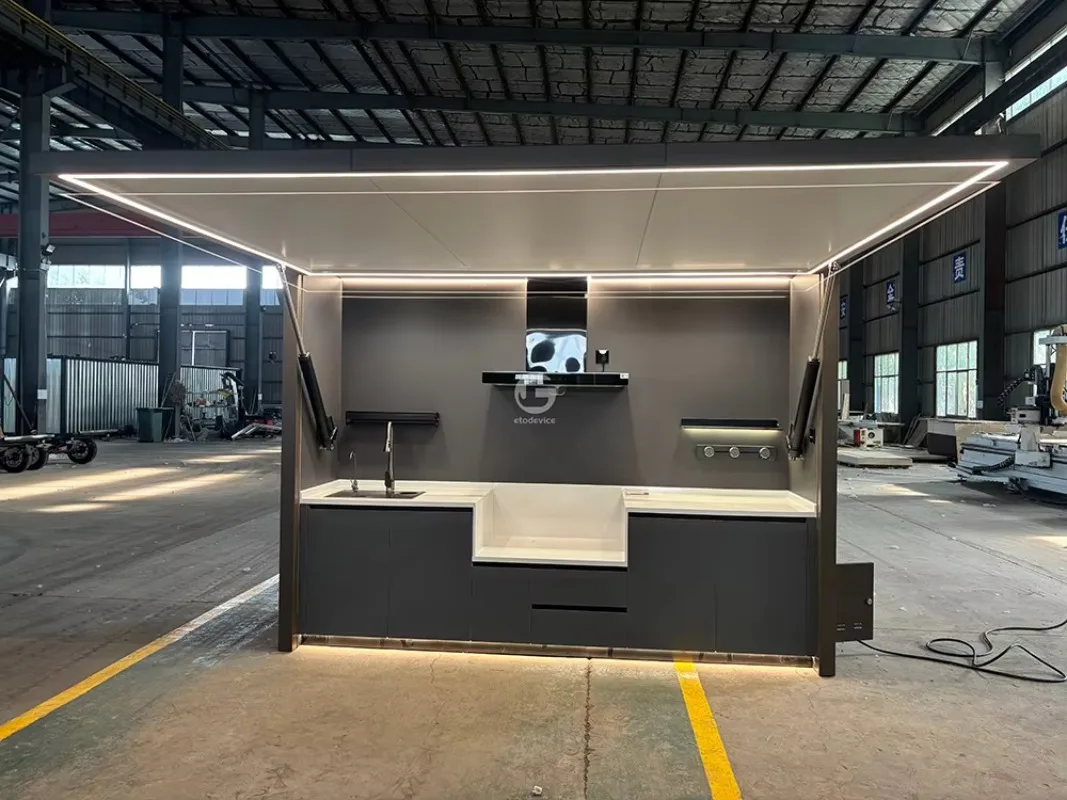 Customized Portable Disassemblable Modular Outdoor Kitchen Outdoor Party Backyard Entertainment Space