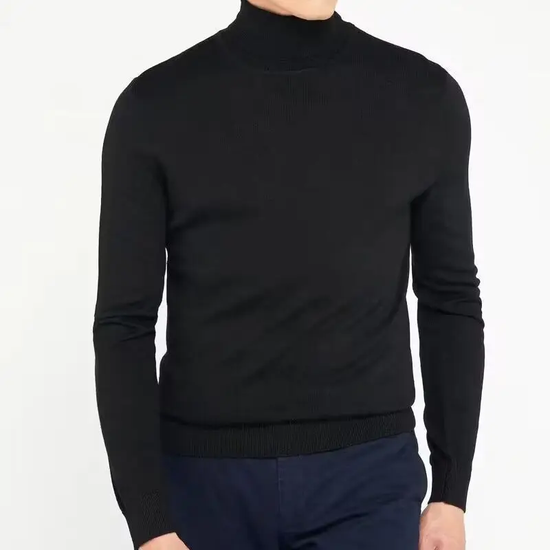

Autumn Men's Casual plus Size Knitted Sweater Faion Urban Sle Long Sve Crew Ne Pullover Sweater for Leisure Wear