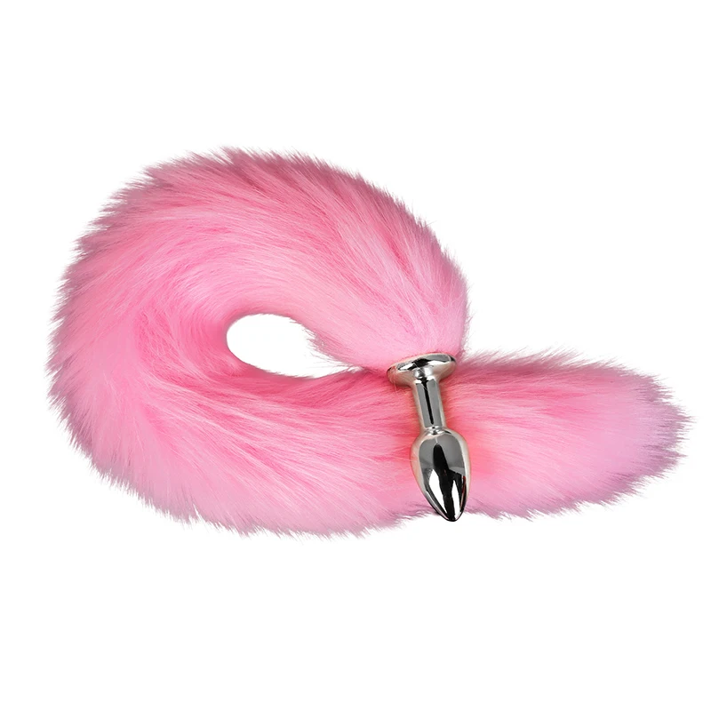 Anal Plug Metal Sexy Foxtail Anal Plug Role-play Sex Toy Male And Female Anal Plug Adult Game - view 2