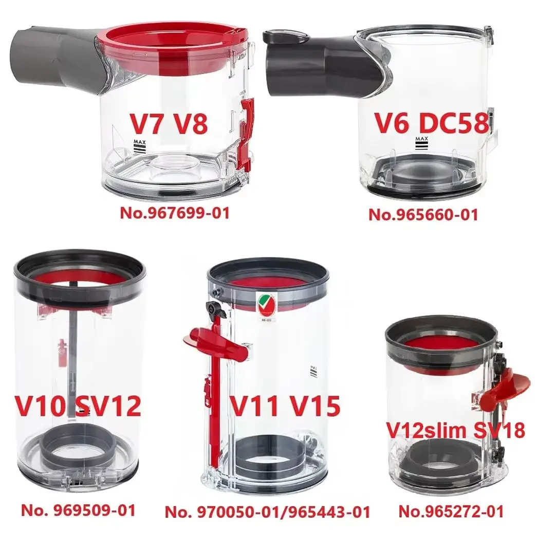 Dust Bin Dust Collector Box For Dyson Vacuum Cleaner V6 V7 V8 V10 V11 V15 SV12 DC58 DC59,Replacement Dust Container Garbage Bin view 3