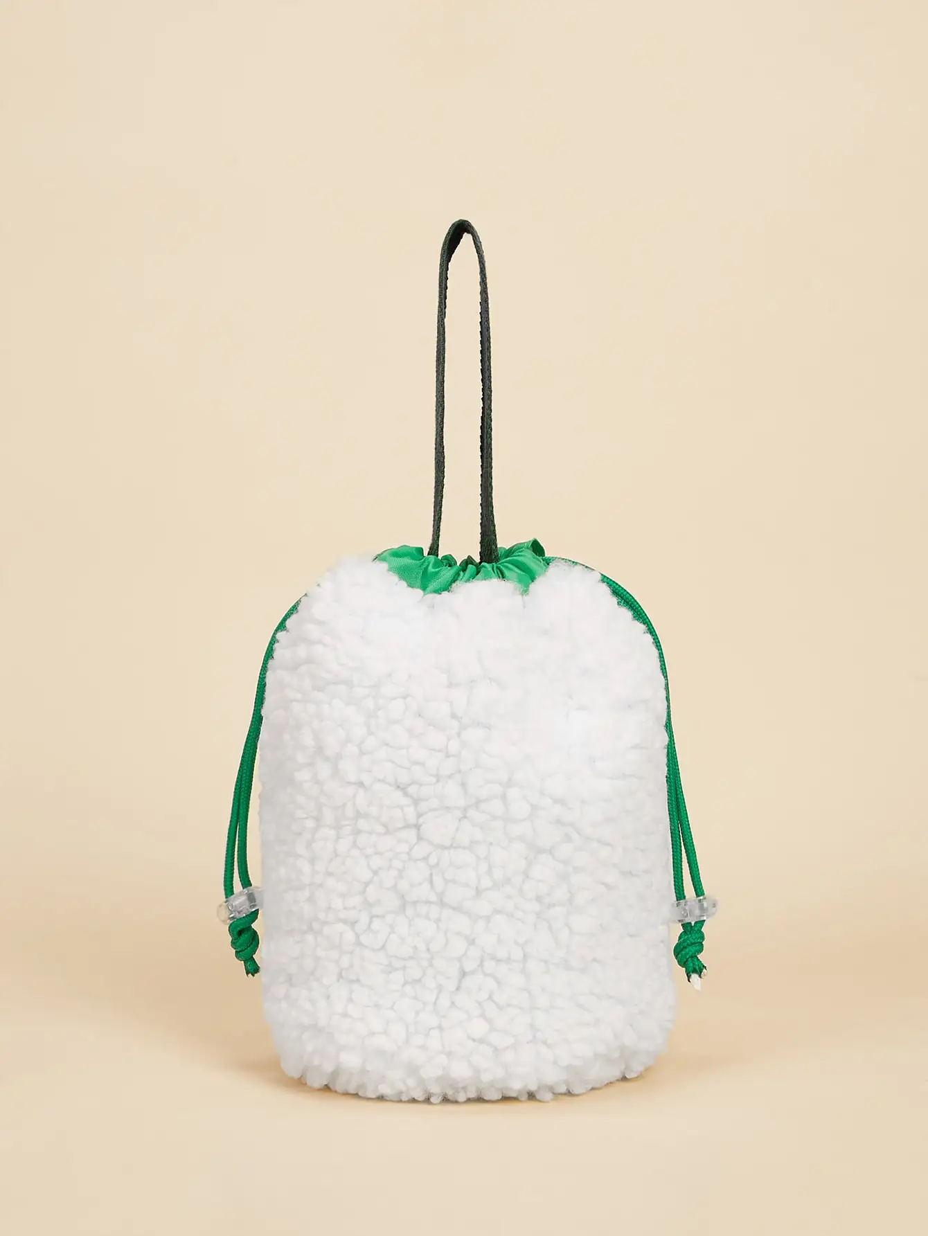 Christmas Tree Embroidered Fluffy Gift Bag