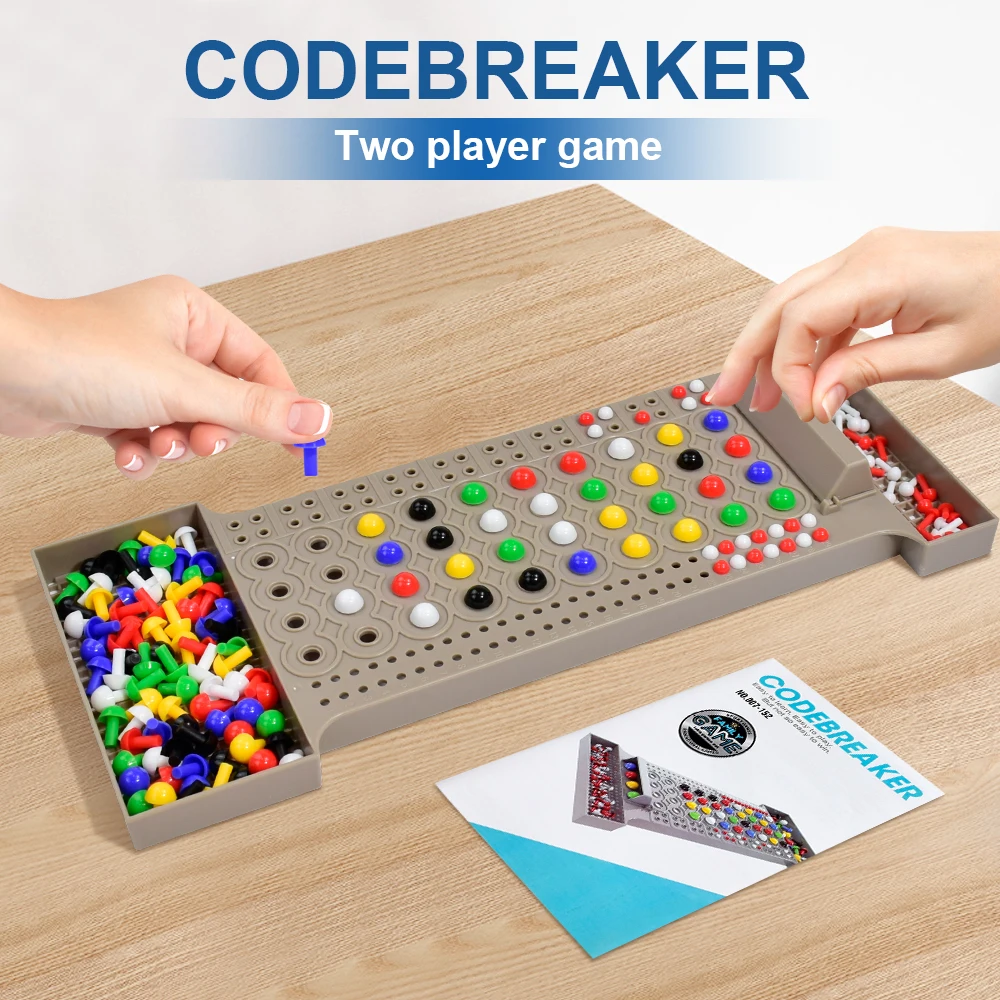 Passwort-Bruch-Brettspiel - Familien-Dekodierungs-Challenge, ein Denk- und Logikpuzzle für Kinder und Erwachsene