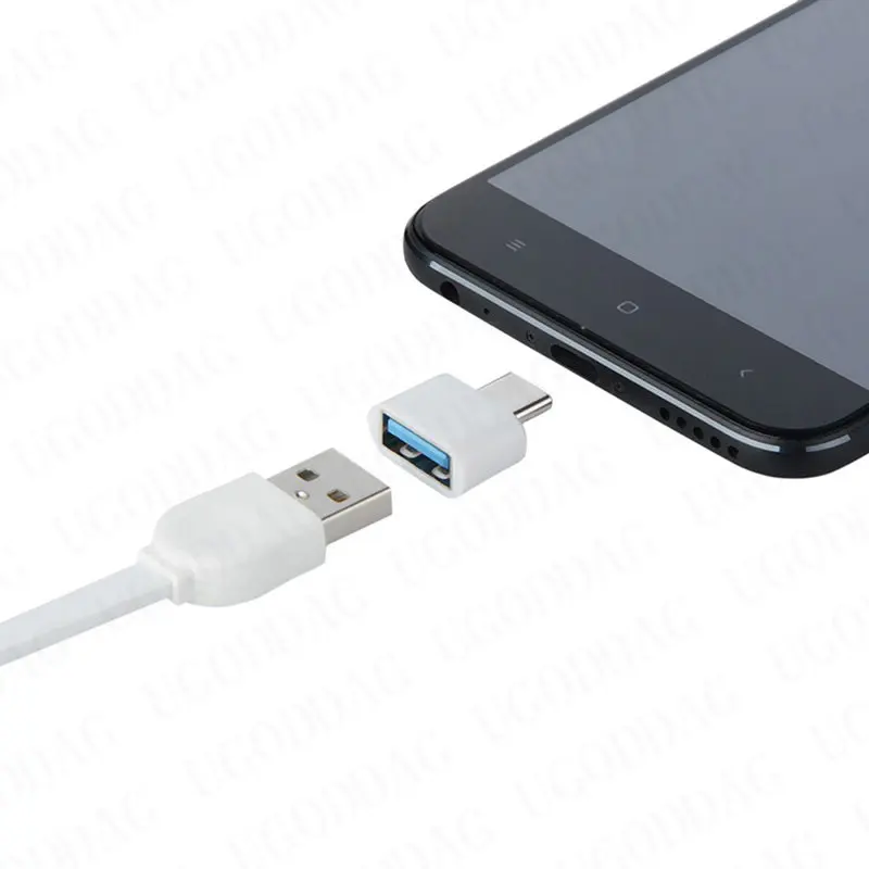 ใหม่ USB 2.0 Type-C OTG อแดปเตอร์สายเคเบิลชนิด C USB-C OTG Converter สำหรับ Xiaomi Mi5 Mi6 Huawei Samsung คีย์บอร์ดเมาส์ USB ดิสก์แฟลช