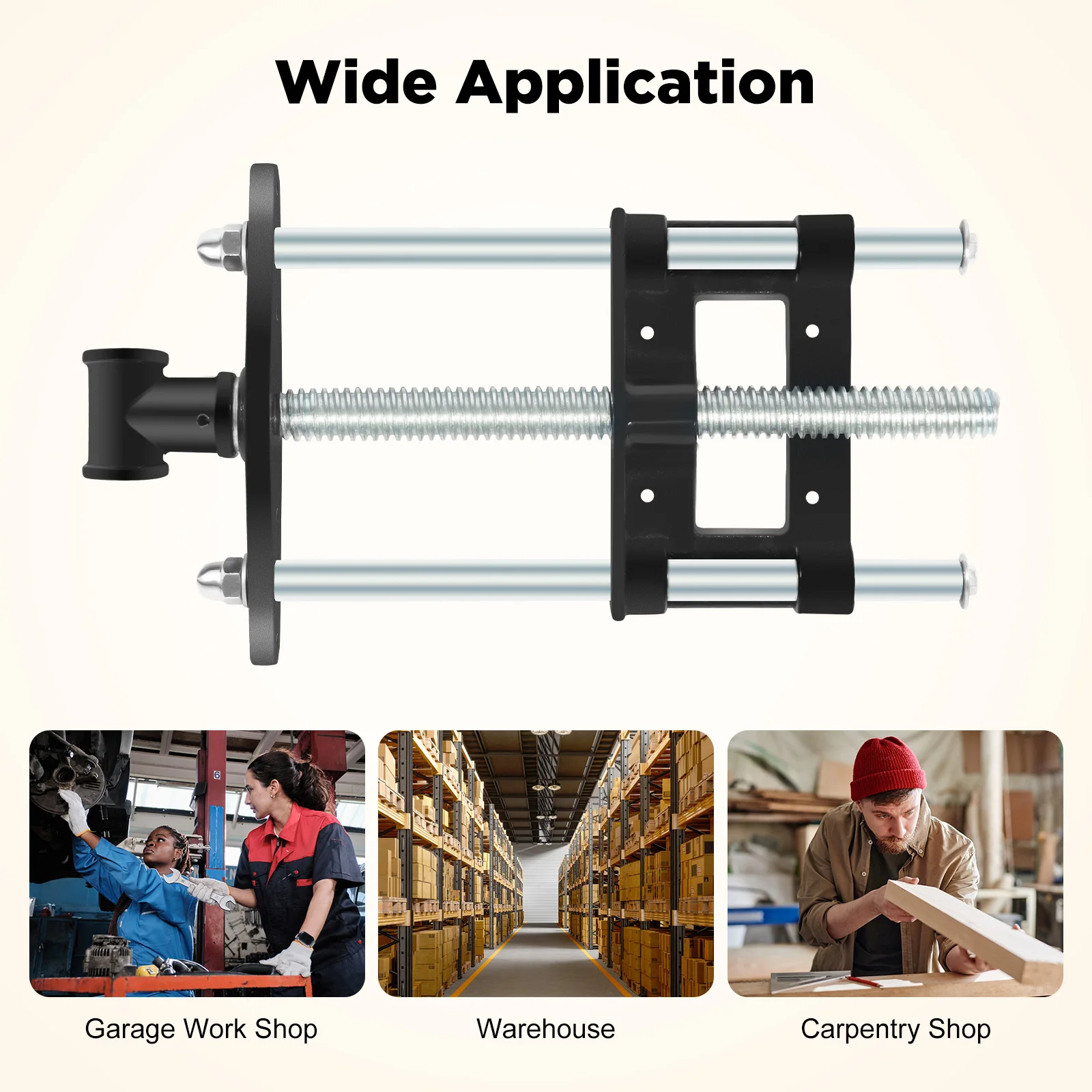 Étau à bois de 7/10,5 pouces pour banc de rabotage, mâchoires de serrage pour étau d'établi pour banc de menuiserie