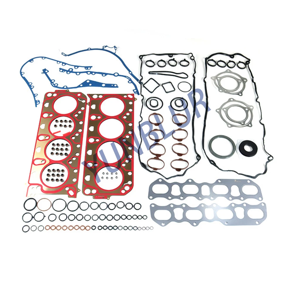 STD Engine Rebuild Gasket Set Piston & Ring Bearing Kit Fit 4.8 T M48 M48.52 M48.51 For 07-13 PORSCHE CAYENNE 92A PANAMERA 970