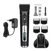 Professional Hair Timmer LCD Display Waterproof Low Noise Electric Hair Clipper Beard for men Barber Hair Cutting Machine