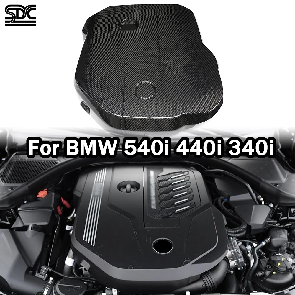 

Direct Replacement For BMW 840i 540i G30 2018-2022 M340i G21 G20 440i G22 M Sport Prepreg Dry Carbon Fiber Hood Engine Cover